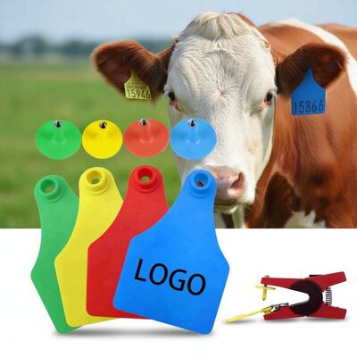 Nouveau T921 étiquette d'oreille pour animaux jaune TPU RFID de haute qualité pour les bovins d'élevage