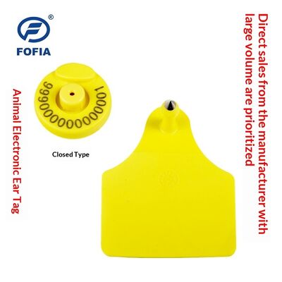 Nouvelle étiquette d'oreille RFID en plastique pour l'élevage de bétail avec identification sûre et précise