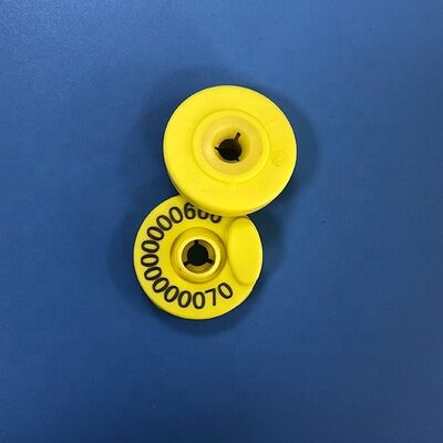 Marques d'oreille matérielles RFID de TPU, mini marque d'oreille de porc de vache 134.2KHz