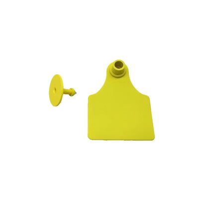 T921 Nouveau étiquette d'oreille pour animaux Fofia Étiquette d'oreille pour chèvres jaune RFID TPU de haute qualité Ferme Cheval de bétail Garantie de 1,5 an