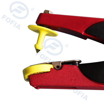 Étiquette d'oreille électronique personnalisée pour le bétail Technologie RFID FDX-B Type plastique et matériau TPU Modèle ET907