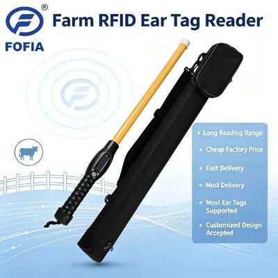 FOFIA – lecteur RFID PT280 étanche, 134.2kHz, plastique PVC, NLIS australie, identification du bétail, approuvé ICAR, USB ISO 11784/5, 10-20cm