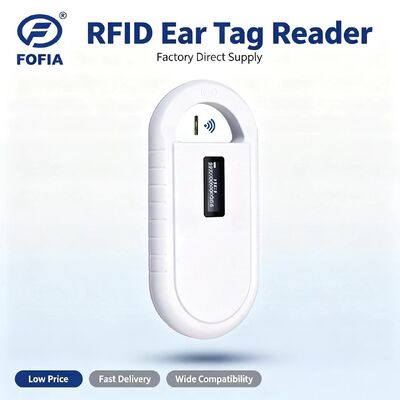 Lecteur de carte RFID en micro-puce en plastique pour animaux PT160 134,2 kHz Écran OLED USB Batterie au lithium CE Certifié ISO 11784/11785