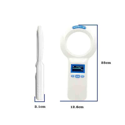 Lecteur portatif FOFIA PT200 RFID imperméable à l'eau Écran OLED 128x64 Lire à longue distance 10-20m Protocole ISO11784/5