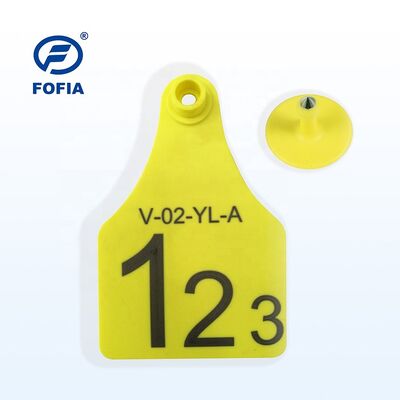 Étiquettes d'oreille de vache en plastique, différentes tailles, en TPU, pour bovins, moutons, porcs, ferme, avec numéro