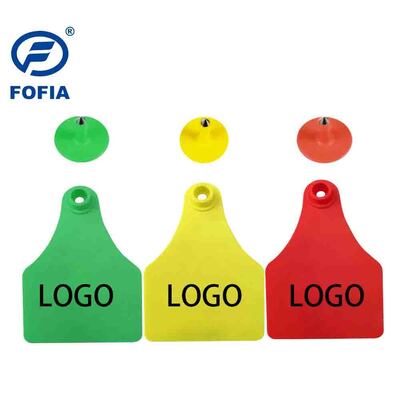 Étiquettes d'oreille de vache en plastique, différentes tailles, en TPU, pour bovins, moutons, porcs, ferme, avec numéro