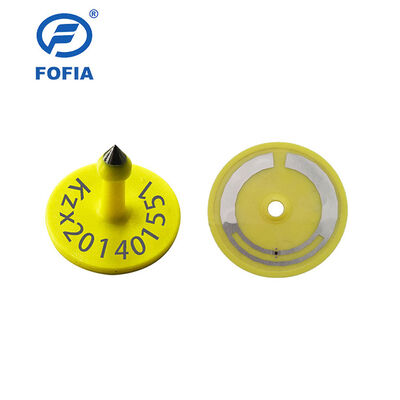 14.5mm Taille TPU Étiquettes d'oreille personnalisées pour bétail Fréquence 134.2KHz