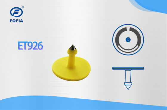 Fofia ICAR ET926 étiquettes d'oreille étanches RFID TPU pour animaux FDX-B 134.2Khz EM4305 puces bétail bétail porc mouton