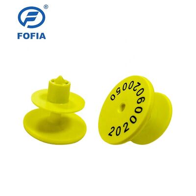 Fofia ICAR ET926 étiquettes d'oreille étanches RFID TPU pour animaux FDX-B 134.2Khz EM4305 puces bétail bétail porc mouton