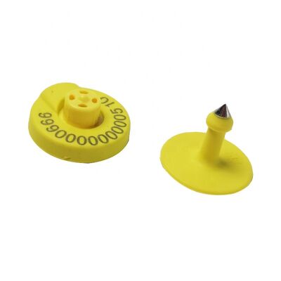 Gestion du bétail RFID étiquette auriculaire Anti-collision Norme IEC 68-2-27 Animal