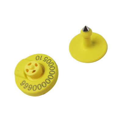 RFID FDX HDX Étiquettes auriculaires électroniques pour animaux 134.2KHz Bétail Porc Bétail