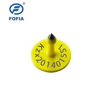 Étiquette d'oreille électronique UHF GPS pour la gestion de l'alimentation des bovins / moutons / porcs