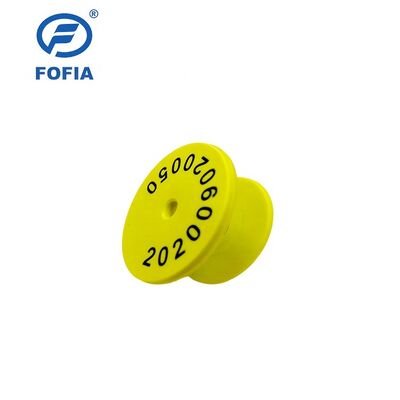 Étiquette d'oreille électronique UHF GPS pour la gestion de l'alimentation des bovins / moutons / porcs