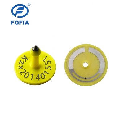 Étiquette d'oreille électronique UHF GPS pour la gestion de l'alimentation des bovins / moutons / porcs