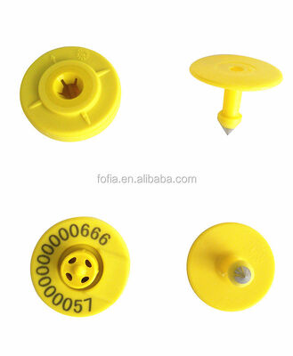 OIN 11784/5 de marques d'oreille du long terme FDX /HDX RFID d'ICAR pour le bétail de chèvres de moutons de bétail