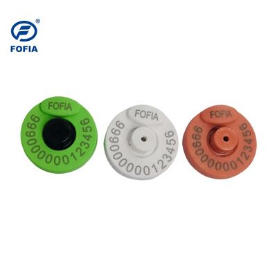 Fofia étiquettes auditives en plastique certifiées ICAR pour bovins porcs chèvres Identification intelligente du bétail conforme à l'ISO