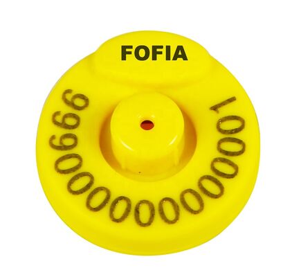 Les étiquettes auriculaires électroniques RFID certifiées ICAR pour le bétail
