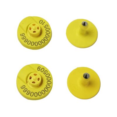 Étiquette d'oreille électronique HDX pour le bétail avec technologie RFID 134.2KHz