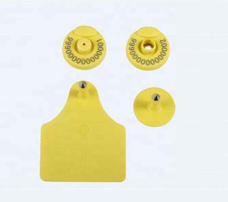 134.2KHz Étiquettes auriculaires électroniques Bétail Porc Mouton Bétail RFID FDX HDX Animal