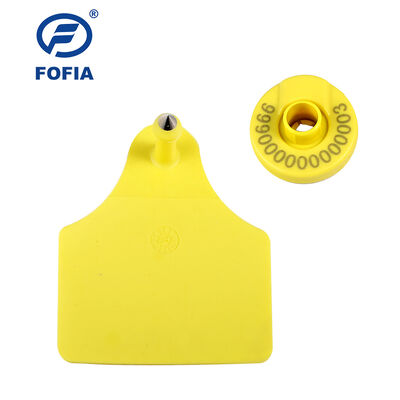 FOFIA 134.2KHZ Rfid bouton Eid GPS étiquette d'oreille pour le bétail