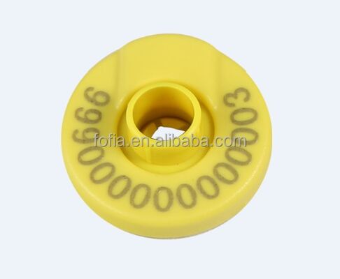 FOFIA 134.2KHZ Rfid bouton Eid GPS étiquette d'oreille pour le bétail