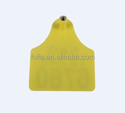 FOFIA 134.2KHZ Rfid bouton Eid GPS étiquette d'oreille pour le bétail