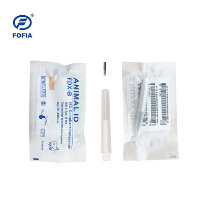 Certifié ICAR Fofia 2026 Nouvelle Vente Chaude RFID 134.2kHz Puce d'identification pour chien et animal de compagnie Type séparé Plastique ZS008 Étanche pour animaux de compagnie