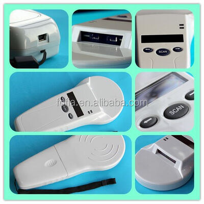 Lecteur portable RFID FOFIA PT580 durable 125kHz/134.2kHz ISO11784/5 Écran OLED 128x32 Distance de lecture 10-20m USB/pour animaux