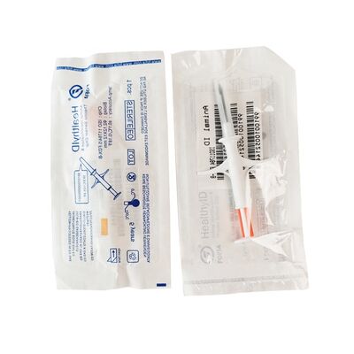 Fofia HT001 Animal ID certifié ICAR, micro-puce RFID bio-verre blanc sensible à la température, étanche 1.5