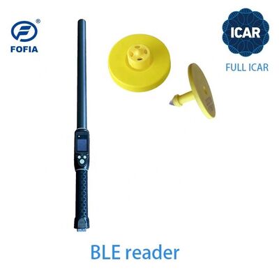 Fofia étanche à l'eau certifié ICAR ET908 jaune RFID TPU étiquette d'oreille de vache de haute qualité garantie 1,5 ans élevage d'animaux