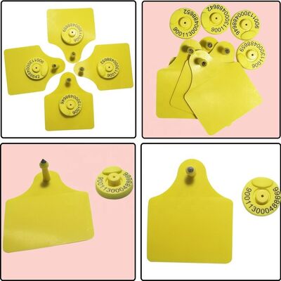 Étiquettes d'oreille de taureau fendues en TPU de haute qualité, neuves, pour les industries d'élevage