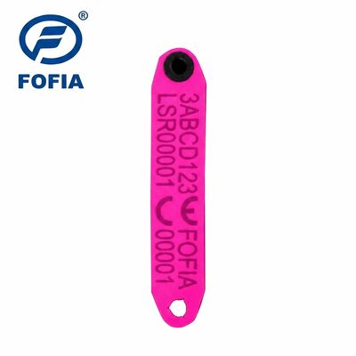 Nouveau Fofia résistant à haute température intégré anti-déchets électronique ET969 mouton jaune RFID étiquette d'oreille TPU Matériau RF animal