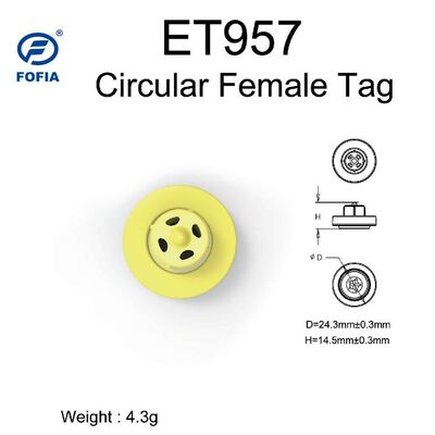 Fofia ET957+T967 Combinaison Mouton Chèvre Électronique pour Ferme Étiquette d'oreille de suivi Nouvelle haute qualité RFID TPU Codage Laser 3 ans