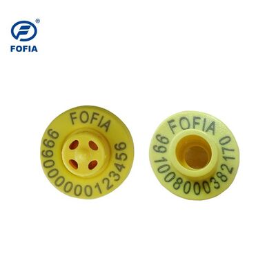 Fofia ET957+T967 Combinaison Mouton Chèvre Électronique pour Ferme Étiquette d'oreille de suivi Nouvelle haute qualité RFID TPU Codage Laser 3 ans