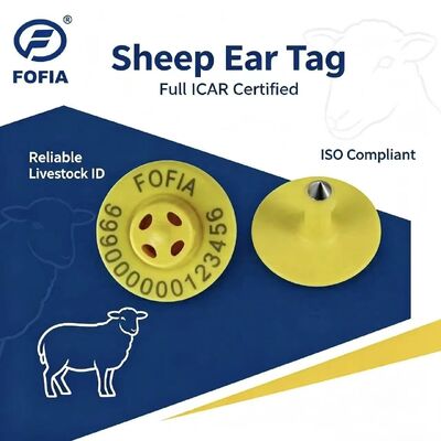 Étiquettes électroniques ET957+T901 de haute qualité pour porcs, bovins, moutons, chiens, ferme, portée de lecture de 10 cm, -20~80C, 29,90,3 mm