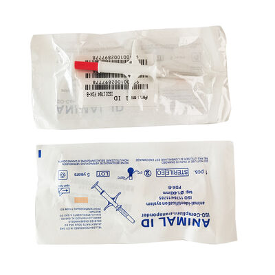 FOFIA Nouvelle puce électronique RFID 134,2 kHz pour animaux FDX/EM4305 IP67 étanche pour bovins/porcs/moutons/animaux de compagnie PP