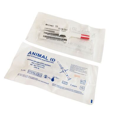 Durable Fofia Nouveau à vendre à chaud RFID 134.2kHz PP Matériel Identifiant de chien Microchips étanches à l'eau Utilisation agricole Injection pour animaux de compagnie 1,5 Année étiquette d'oreille