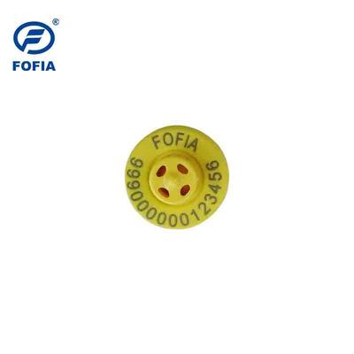 Étiquette d'oreille électronique de suivi d'animal de mouton et de chèvre résistant à l'eau de haute qualité RFID TPU laser coding 3 ans de garantie Fofia