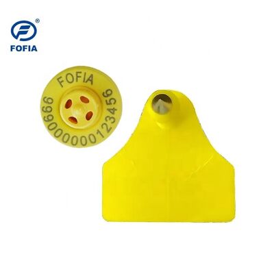 Waterproof Durable Fofia Sheep Goat Combination Electronic Animal Tracking Chip Ear Tag New RFID TPU Laser Coding Farm  3 Year