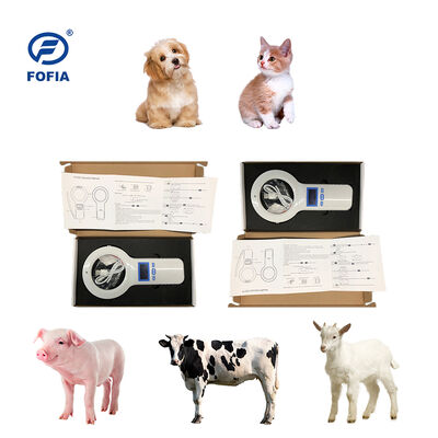 Waterproof FOFIA PT200 RFID Card Reader 128x64 OLED Screen Long Distance Reading (10-20m) ISO11784/5 Protocol 134.2kHz USB
