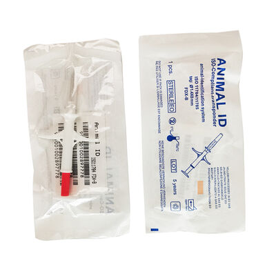 Micro puce injectable pour animaux RFID 134,2 kHz FDX EM4305 1,4 x 8 mm IP67 étanche certifié ICAR pour identification d'animaux de compagnie