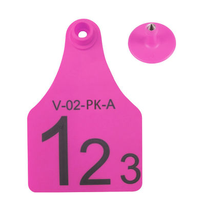 Tag RFID visuel Mini / Moyen / Grand Taille Le meilleur choix pour la gestion des animaux