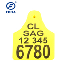marques d'oreille en plastique de bétail de 125KHZ ISO11784/85 TPU pour la gestion d'identification de bétail