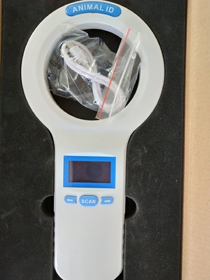 Lecteur de puce animale 134.2 kHz, scanner pour animaux, ISO 11784, ISO 11785, FDX-B