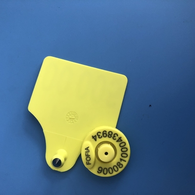 marques d'oreille électroniques de moutons de 134.2khz EM4305 pour l'identification de Rfid