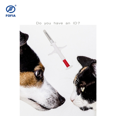 Puce de petite taille d'identification d'animal familier 1.4*8 millimètre pour les étiquettes en verre de traqueur animal