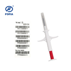 ISO11784/5 fdx-b 15 chiffres Identification Microchips implantables avec6 Étiquette de code à barres adhésif