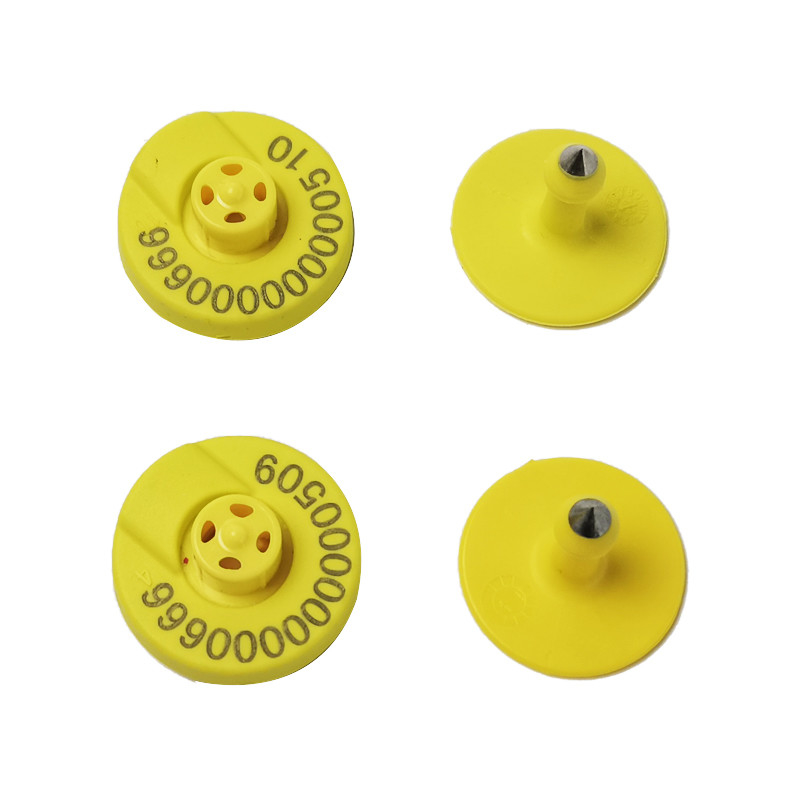 Étiquette électronique d'oreille pour bétail Étiquette pour bétail pour vaches Étiquettes RFID LF approuvées par l'USDA