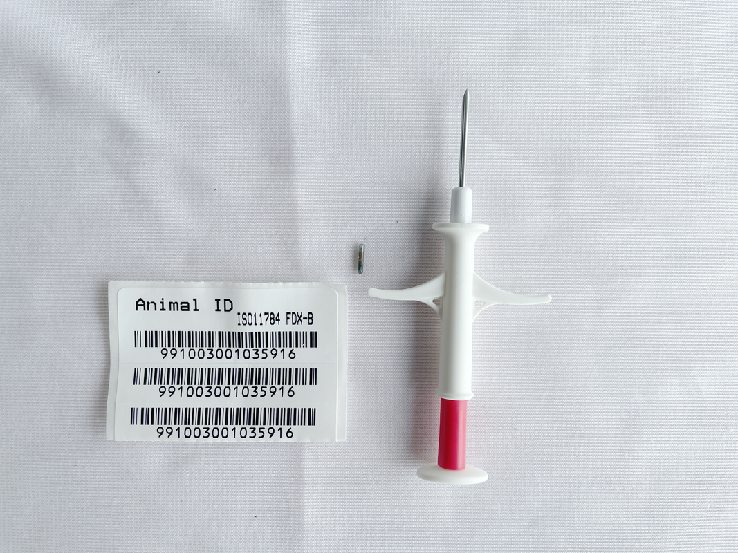 ISO11784/5 FDX-B Microchip d'identification animale pour la surveillance et la gestion de la température des animaux