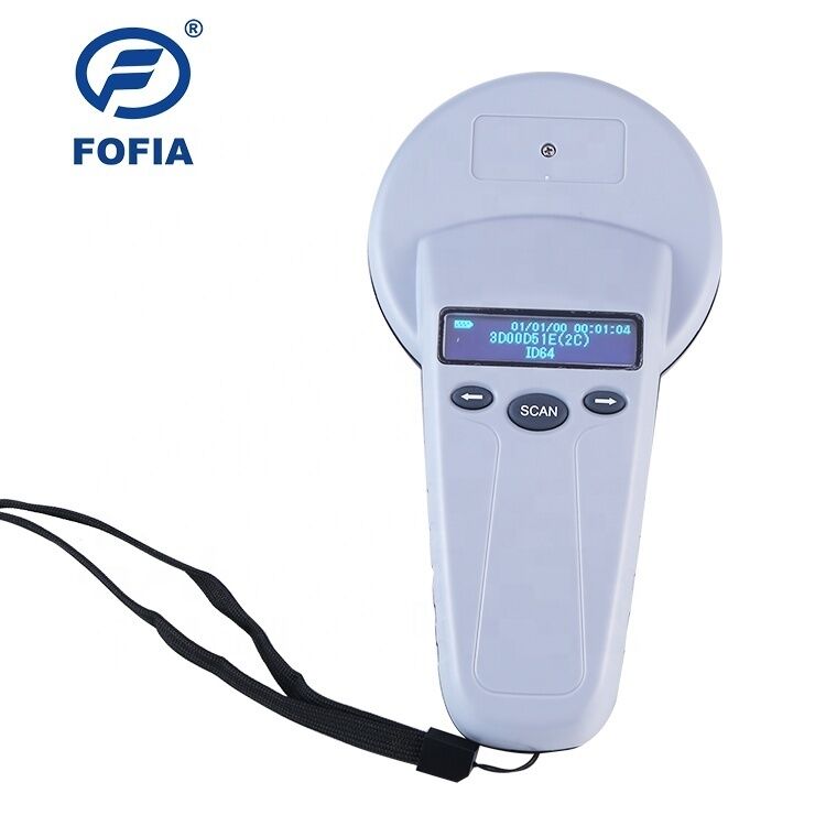 Fréquence de travail 1342khz Lecteur RFID 1342khz Scanner pour animaux d'élevage Identification des animaux Lecteur micro-puce Scanner Appareil portatif